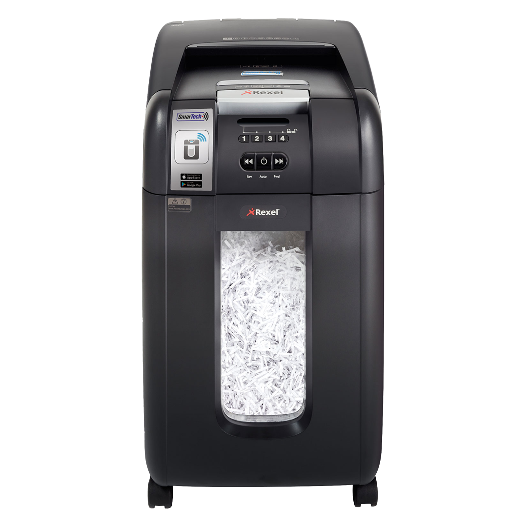 Rexel 300x The Optimum AutoFeed+ 300X Cross Cut Shredder